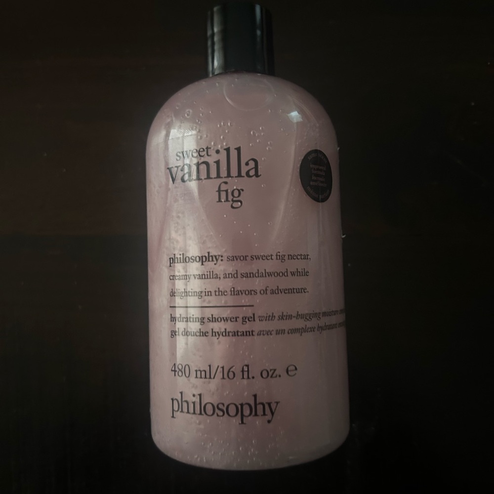 Philosophy Sweet Vanilla Fig Hydrating Shower Gel